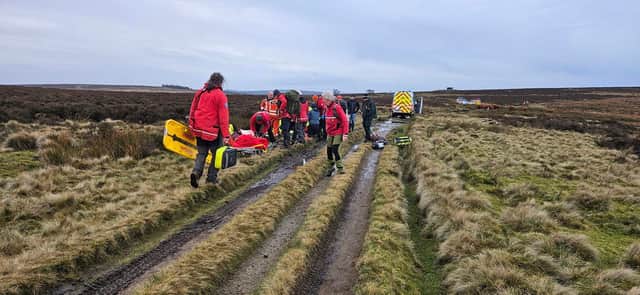 Edale Mountain Rescue Team helped two casualties near Sheffield on New Year's Day. Photo: Edale MRT