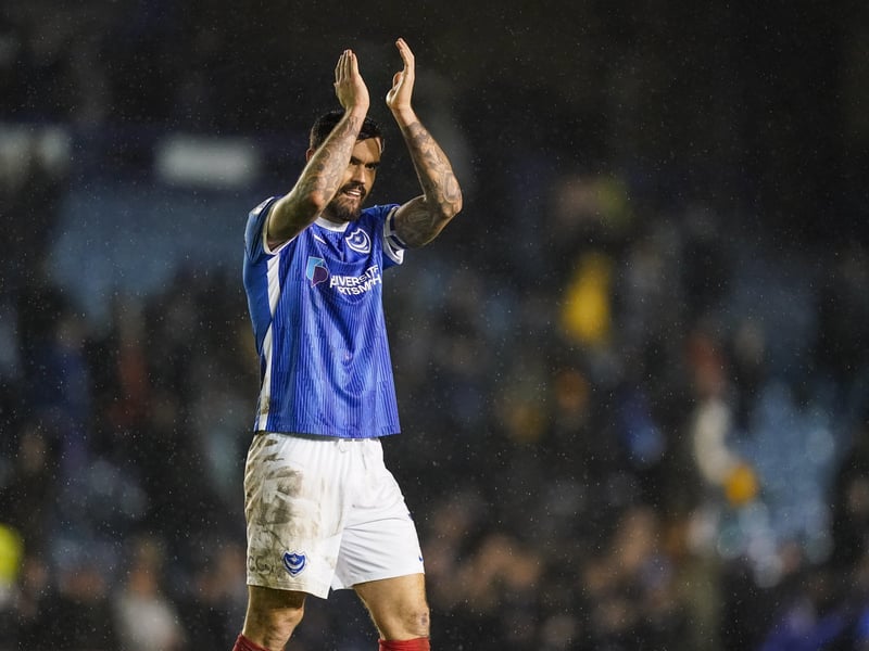 Marlon Pack thanks the Fratton faithful for their support after the Blues' New Year's Day win against Stevenage.