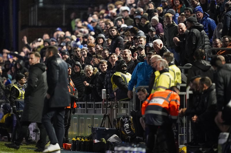 18,299 Pompey fans were present inside Fratton Park to see the Blues beat Stevenage on New Year's Day.