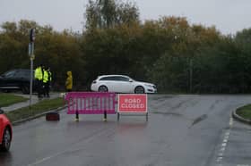 Parts of Sheffield and Rotherham have been put on flood alert due to concerns over river levels. File picture by Dean Atkins shows a road closed in Catcliffe to flooding late in 2023.