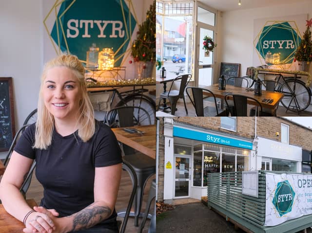 Georgia Rose has spent her life savings on her new restaurant, Styr Bistro, on Abbeydale Road, Sheffield.