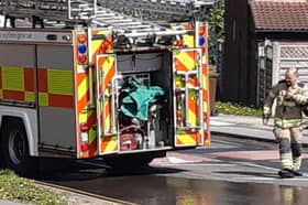 Firefighters were called to pump out flooded cellars near Totley. File picture shows firefighters at an incident (David Kessen, National World)