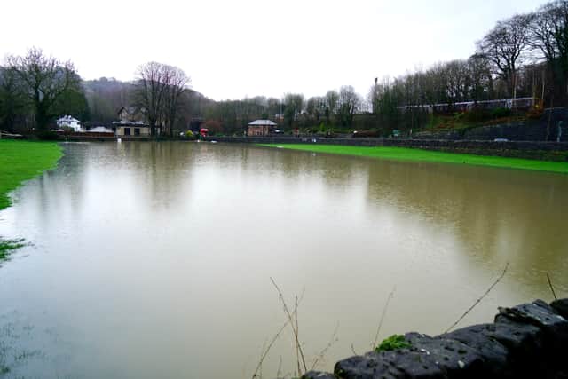 Ambergate cricket pitch has been left underwater