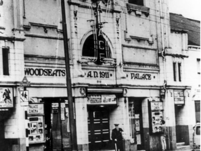 The Woodseats Palace cinema, on Chesterfield Road. Sheffield. It was later replaced by a supermarket and the site is today home to a Wetherspoon pub, which is also called The Woodseats Palace.