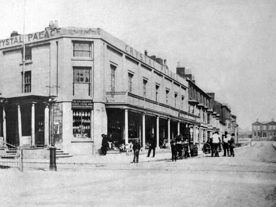 One of the earlist photos on file, This is Victoria Street in 1860 with Bank Hey House, the home of William Cocker, at the far end. It's an 1846 building, part of which survives inside the Winter Gardens today