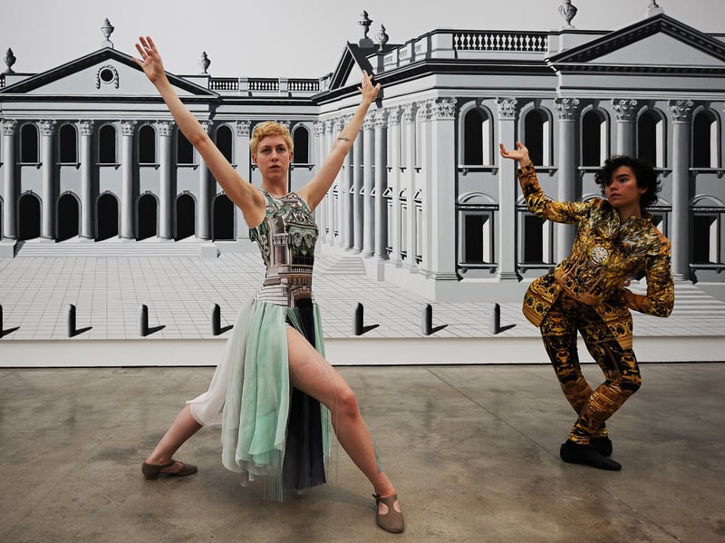 The Institute of Contemporary Arts (ICA) in The Mall hosts exhibitions and screenings from across the arts world. Or just pop in to browse the book shop and enjoy a glass of wine or a cup of tea. Pictured are performance artists Rosalie Wahlfrid and Irene Cena. 