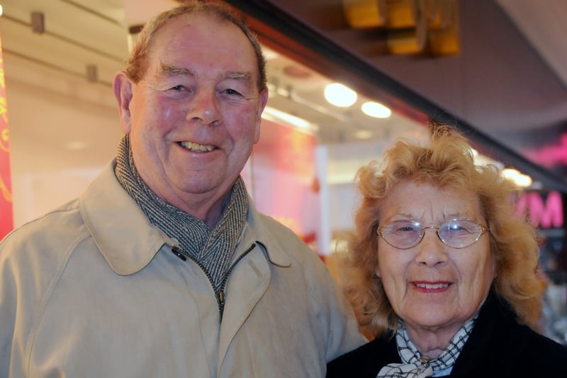 Eric and Margaret Charlton were happy to share in 2011.