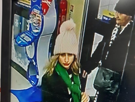 Officers in Rotherham have released CCTV images of two people they would like to speak to in connection with a theft.
It is reported that on 28 November at 11.40am, an envelope of cash was taken from a woman’s handbag, while she was in Heron Foods on Howards Street, Rotherham.
Officers have conducted interviews with witnesses and completed CCTV enquiries, but are now asking for you help in identifying the two people in the images, as they may be able to assist with enquiries.
Do you recognise them? Please quote investigation number 14/209879/23 when you get in touch.