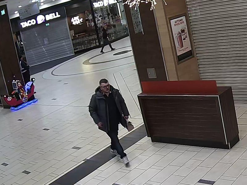 Officers in Doncaster have released CCTV images of a man they would like to speak to in connection with a sexual offence. It is reported that on Saturday 2 December at 5.55pm on Hall Gate, the victim was approached by a man asking for directions. It is then reported that the man sexually assaulted the victim before walking away. Enquiries are ongoing but officers are keen to identify the man in the images as they may be able to assist with enquiries. Officers have conducted CCTV searches around the town centre and have seen the man in the Frenchgate Centre heading towards Doncaster train station a short time after the reported incident.
Please quote incident number 666 of 2 December 2023 when you get in touch.