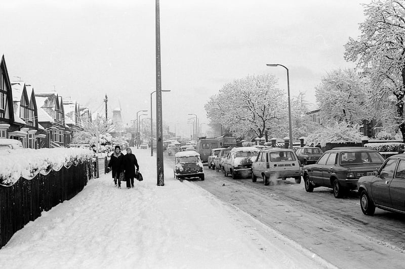 Newcastle Road in January 1977.