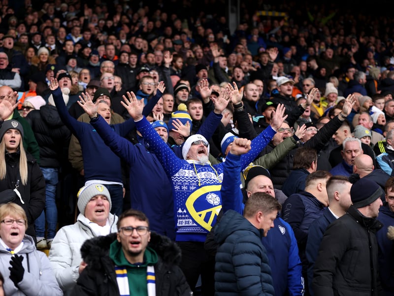 Average away support: 2,838