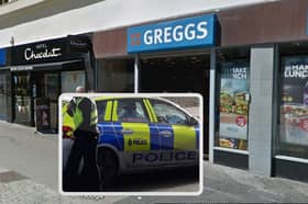 A woman has been arrested after an alleged assault on staff at Greggs on Fargate, pictured. Picture: Google