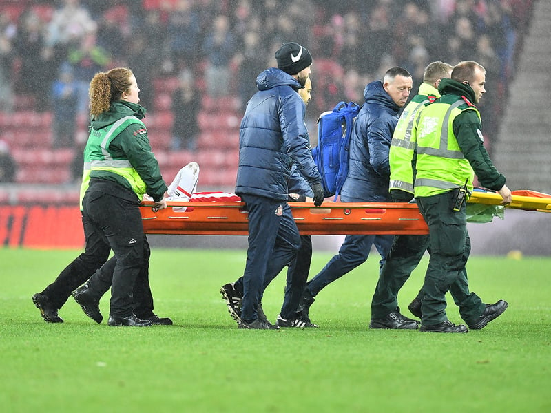 Huggins was stretchered off during Sunderland’s defeat to Coventry City last month and has been ruled-out of the rest of the campaign with a knee injury.