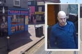 Police have issued a picture of a man they think may have information that could them in relation to an incident at Aslan's takeaway, West Street, Sheffield. Picture: Google / South Yorkshire Police