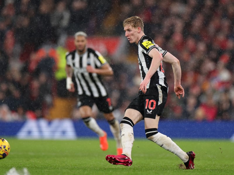 Gordon has struggled away from home this season, but his form at St James’ Park is a great reminder of the quality he possesses when he attacks his opposite number.