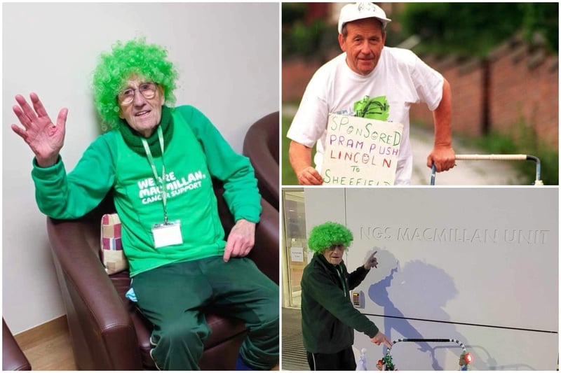 This list wouldn't be complete without Sheffield's one and only Man with the Pram John Burkhilll, whose JustGiving page proudly displays the £1m he has raised for Macmillan Cancer Supporting the past 15 years of back-to-back marathons. And he's still going - you can still donate today and get him on his way to his second million!
 - https://www.thestar.co.uk/news/uk-news/pride-of-britain-who-is-john-burkhill-and-why-has-he-raised-ps1m-for-macmillan-4365839