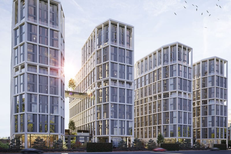 Ground has now been broken on the massive Gateway residential scheme on Leeds Street which will see the creation of 656 one, two and three-bedroom luxury apartments, across four tower blocks. Work will continue through 2024 and is estimated to be complete by 2026.