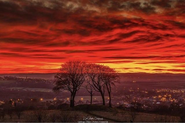 Standing guard over Houghton, The Seven Sisters are six Beech trees (once seven) sitting on top of the Copt Hill Barrow. It's a spot that offers spectacular views of the surrounding coalfield towns. This was one of the pictures sent to us by the late talented photographer Dean Matthews