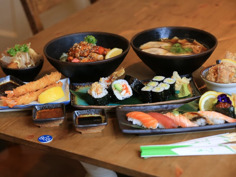 Edo Sushi at Kommune Castle House, Angel Street, Sheffield city centre, was rated three on March 7