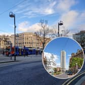 We found why some locals want to see a 40 storey skyscraper built in Sheffield, and why opinion is split. Picture shows the site near High Street as it is now, and, inset, how it could be transformed.