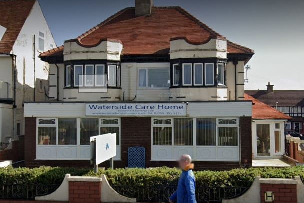  Waterside Care Home was given a 'good' rating, with its latest inspection on October 25.