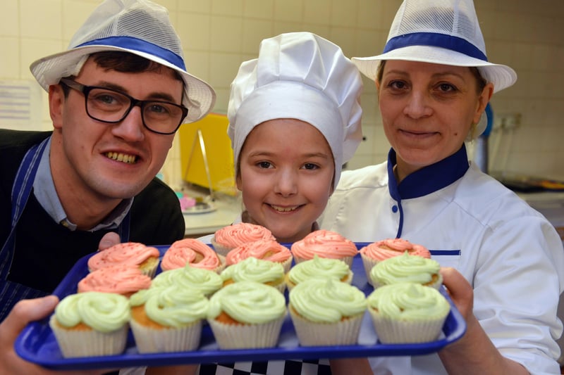 Dame Dorothy Primary School pupil Lily O'Reilly was the 'Cook for the Day' competition winner in 2017 and here's what she made.
Councillor Michael Mordey and head chef Mariangela Uolpe were happy to help.