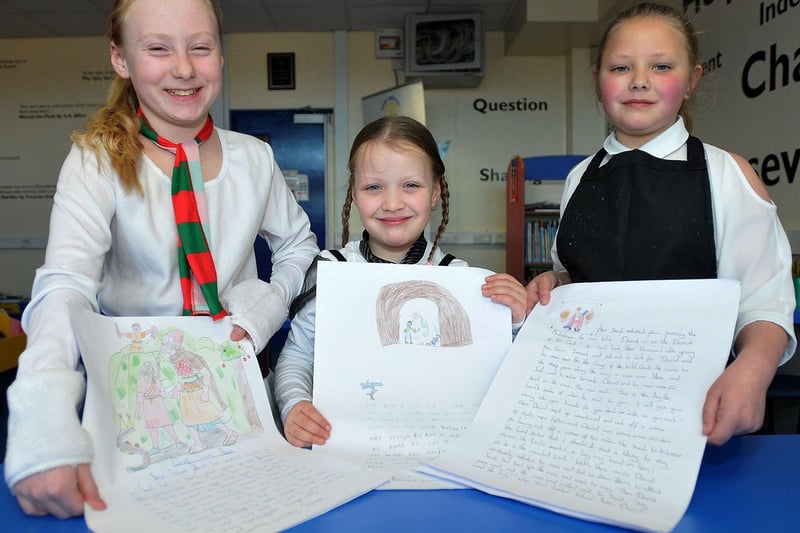 Lacy May Burridge, Jessie Davies and Maddison Scott were hard at work in 2016 when they made Codex drawings.