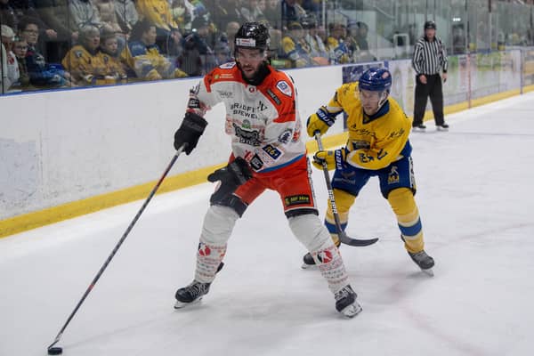 Sheffield Steeldogs in action at iceSheffield, which has been named one of the UK's best ice rinks