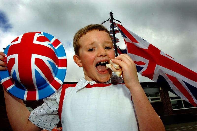 'Evacuee' Euan Murray was one of the pupils who took part in a wartime street party in 2008.