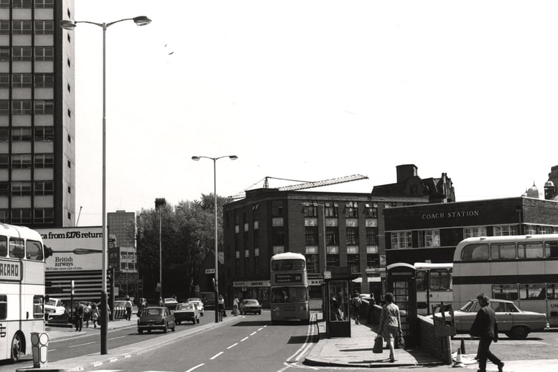  A view of Gallowgate Newcastle upon Tyne taken in 1975- before the Chinatown arch was erected.