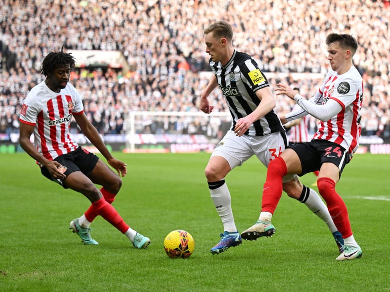 Had three big opportunities in the first half. One was saved and two were blazed over. Frustrating in front of goal. Improved in the second half.