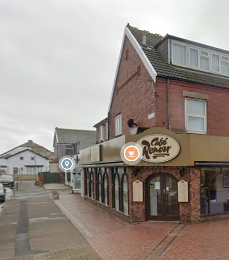 Rated 5: Cafe Renoir at 14-16 Victoria Road West, Thornton Cleveleys, Lancashire; rated on December 7