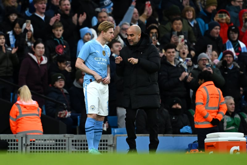 Provided an assist and looked sharp after his long absence. De Bruyne's introduction was the biggest cheer of the afternoon.