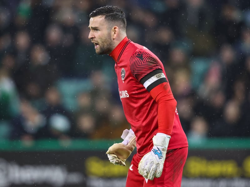 Taking Scotland's third goalkeeping slot would be Motherwell's number one. He is included with an average rating of 6.49. A rating that beats Craig Gordon despite Kelly having played many more games. Has only kept three clean sheets in the league this year though.