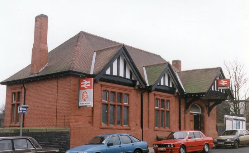 Poulton Railway Station in the 1990s