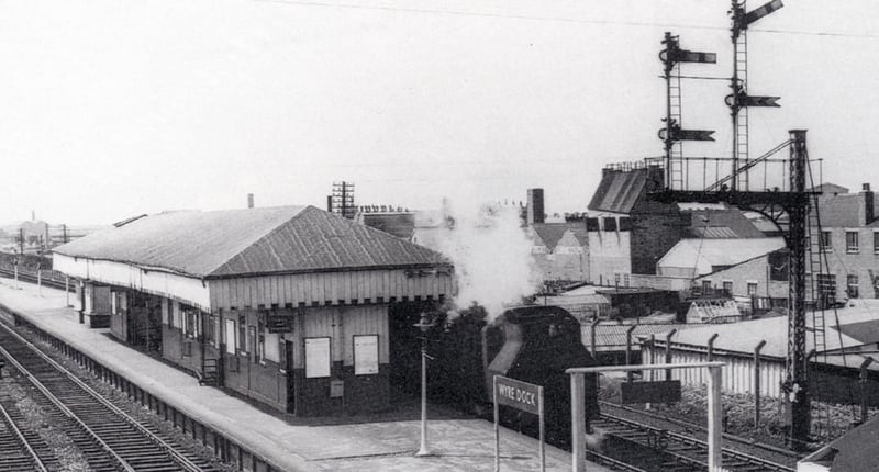 Wyre Dock Station off Dock Street in Fleetwood