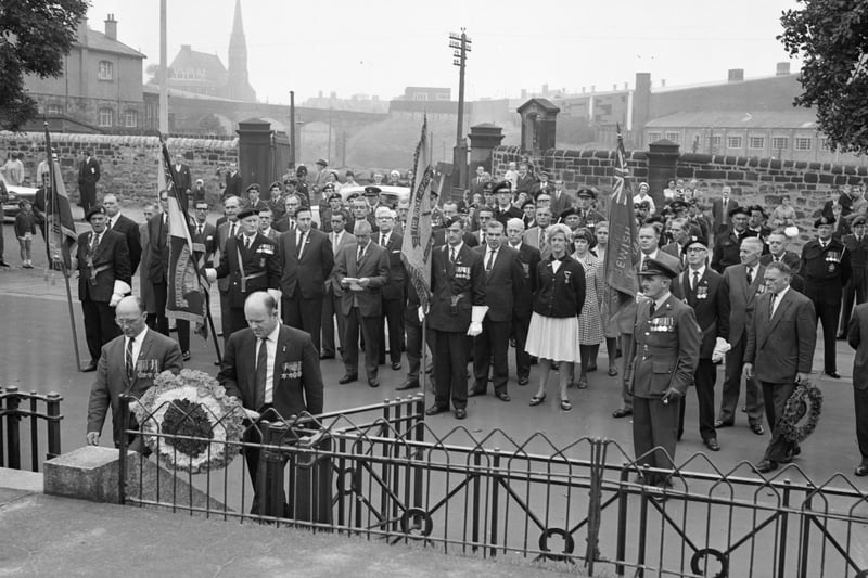 The Battle of Britain thanks-giving service in St George's Church in 1967.