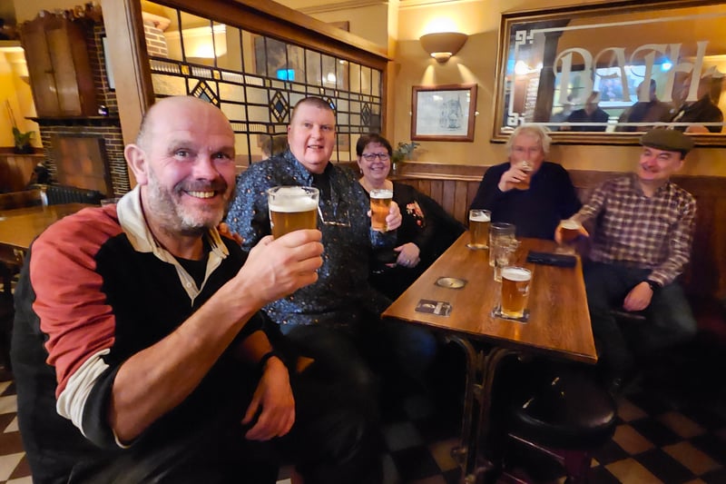 Cheers! CAMRA Sheffield members enjoy their first social of 2024.