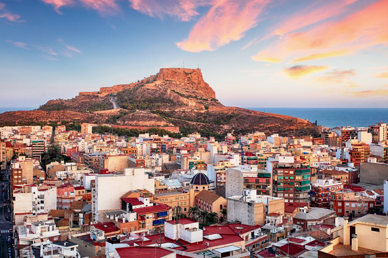 Starting April, flights direct to Alicante are available from £35.