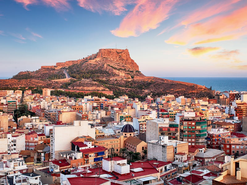 Starting April, flights direct to Alicante are available from £35.