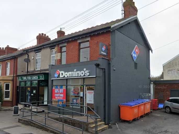 Rated 5: Domino's Pizza at 76 Fleetwood Road North, Thornton, rated on December 14