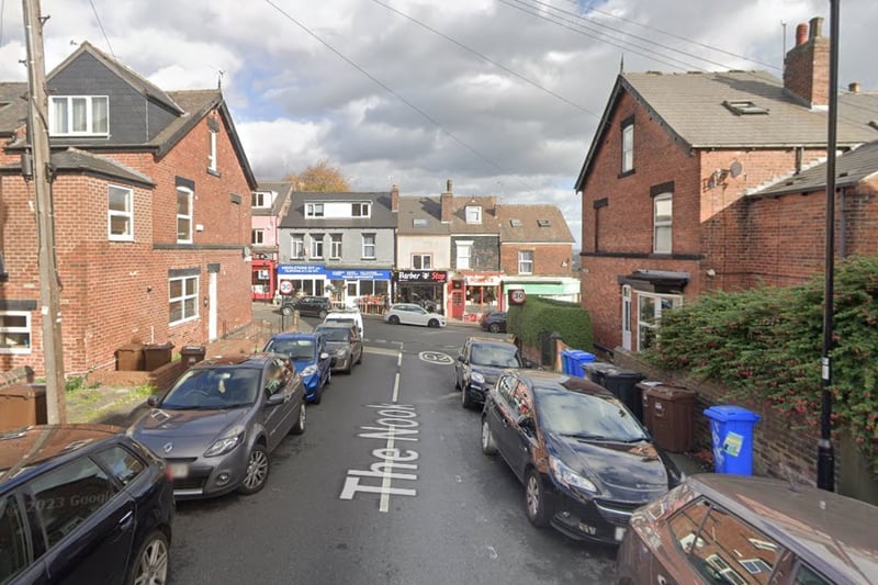 The joint second-highest number of reports of antisocial behaviour in Sheffield in November 2023 were made in connection with incidents that took place on or near The Nook, Crookesmoor, with 4