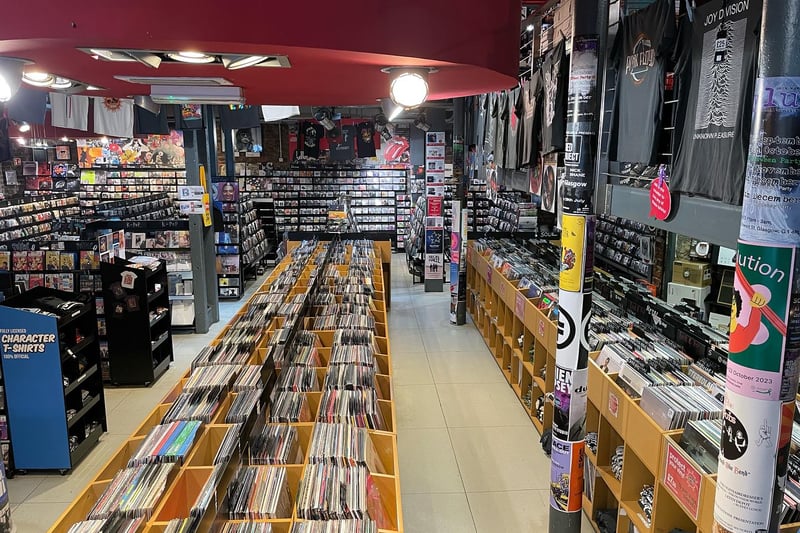 Before hopping on a train at Glasgow Central station, pop into Fopp on Union Street where you'll be met with a wide range of new vinyl and CDs as well as everything else. 