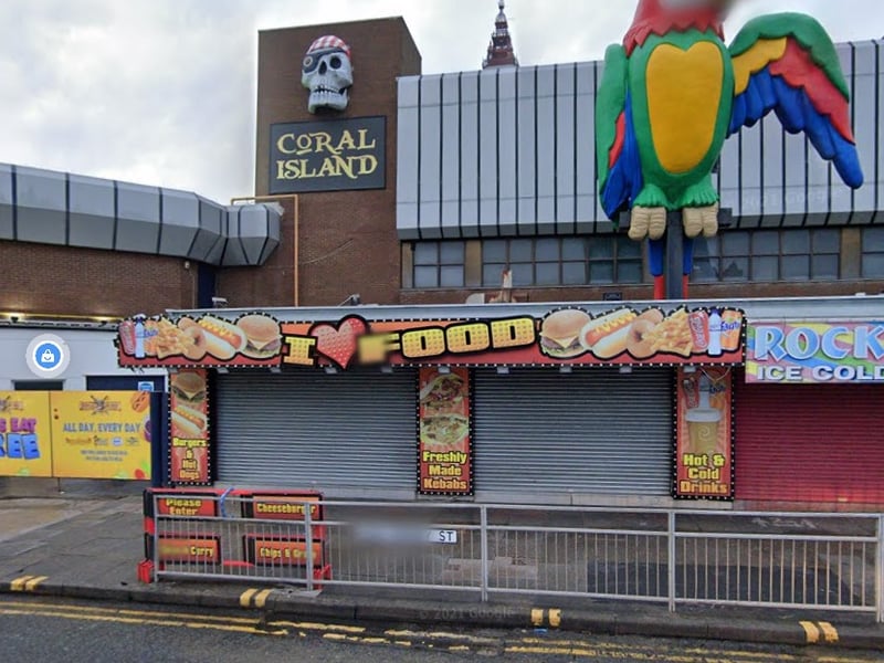 Rated 5: I Love Food - Unit 1 at Unit 1 Coral Island 1-23 Promenade, Blackpool; rated on January 1