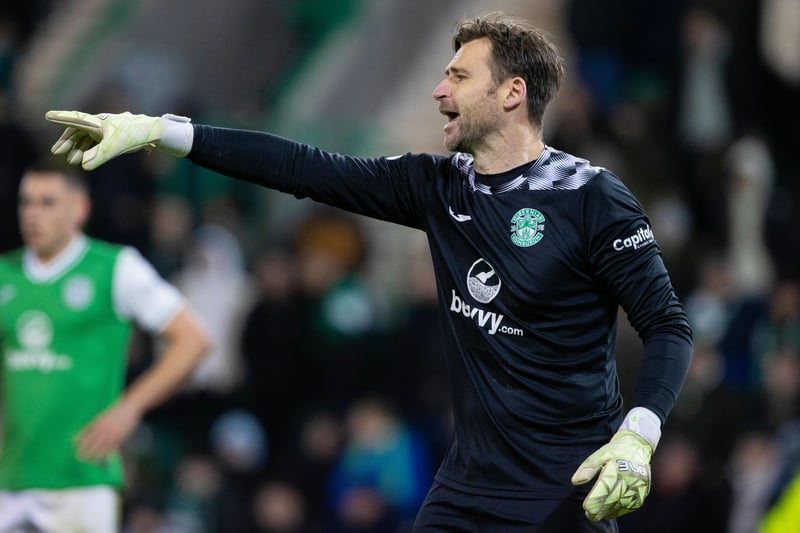Easter Road gloves man Marshall has secured a save percentage so far of 71.4.