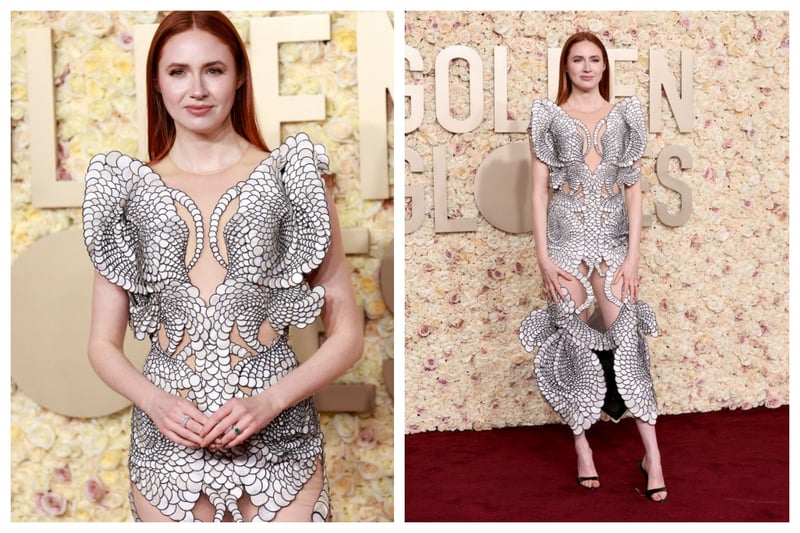 Karen Gillan's dress may have been futuristic but it was also bizarre.