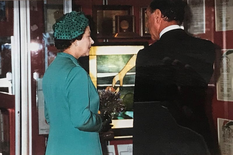 The new purpose-built Clyde 1 studios in Clydebank were graced with a visit from Queen Elizabeth II in 1986. 