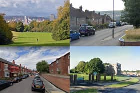 Some of the poorest neighbourhoods in Sheffield based on average household income, according to the latest figures from the Office for National Statistics