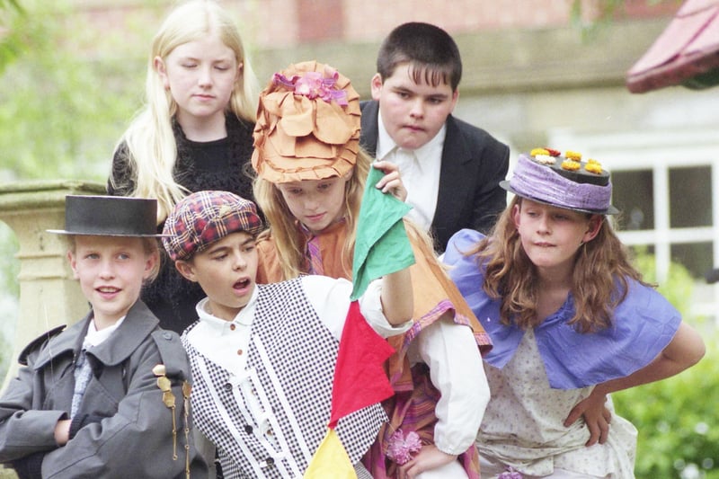 The school's production of Oliver Twist in 1998.
It starred Carra Dennis, Sarah Ogelby, Kate Dixon, Sean Dunn, Katie Sanderson and Shareen Mitchell.