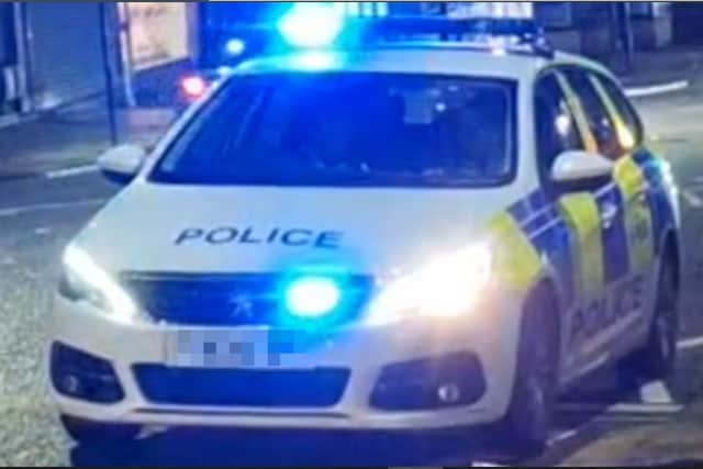 Police attended a van fire in the early hours. File picture of police car: David Kessen, National World